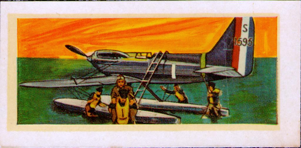 ''Вкладыш''-переводная картинка FROG Purple series F164 Supermarine S.6B
